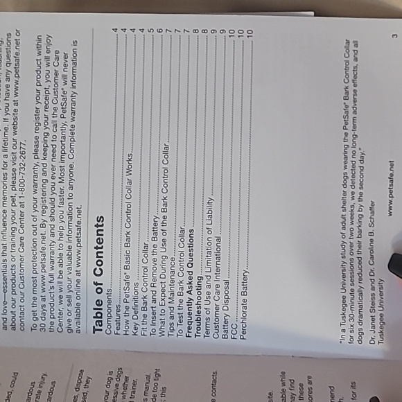 Petsafe Basic Bark Control Collar red & black for small dog with 2 batteries - Picture 7 of 17